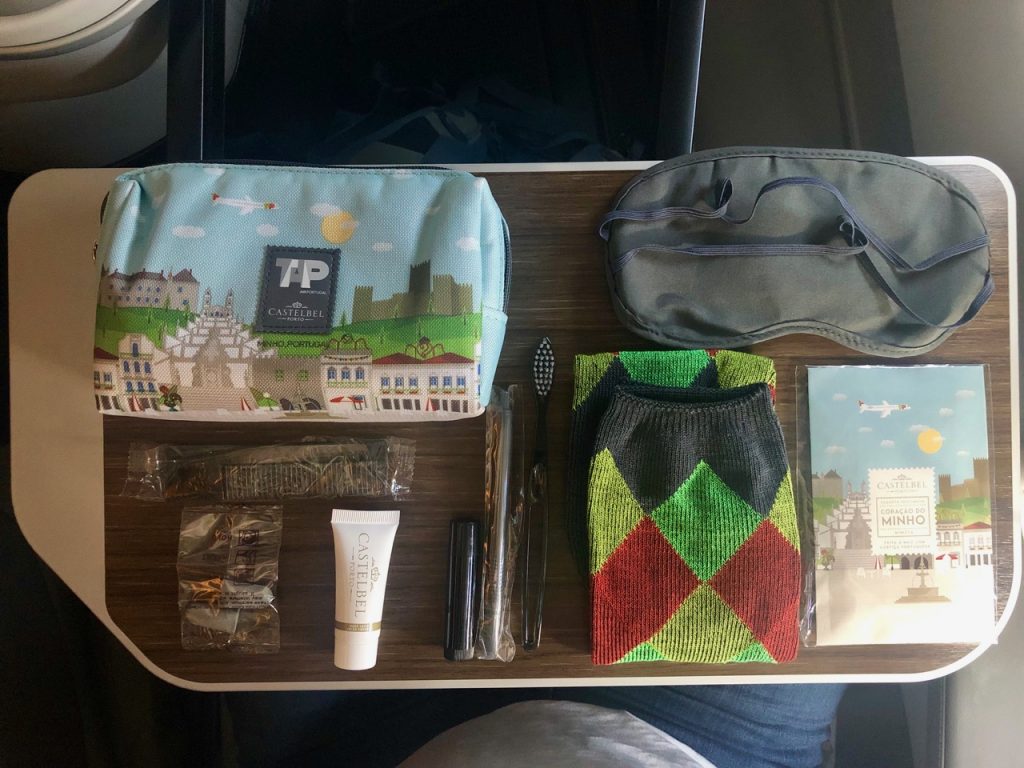 TAP Portugal A330neo Business Class amenities kit