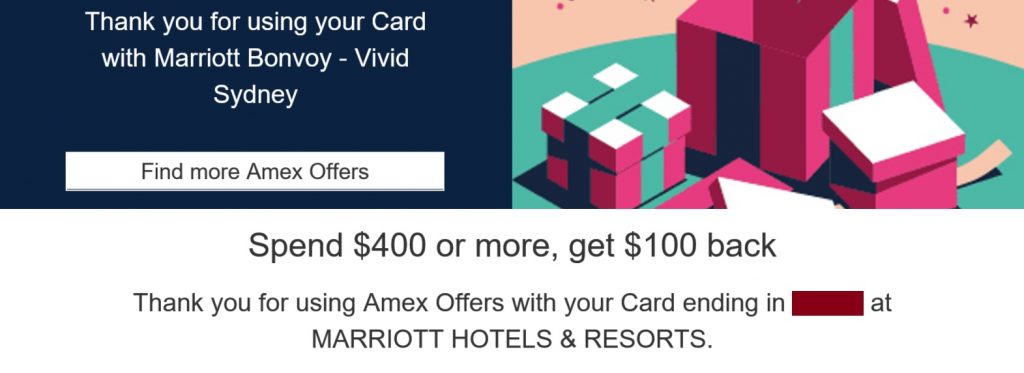 Marriott AMEX Offer