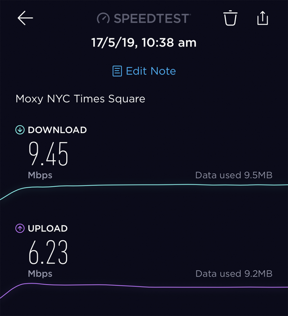 Moxy NYC Time Square Wifi