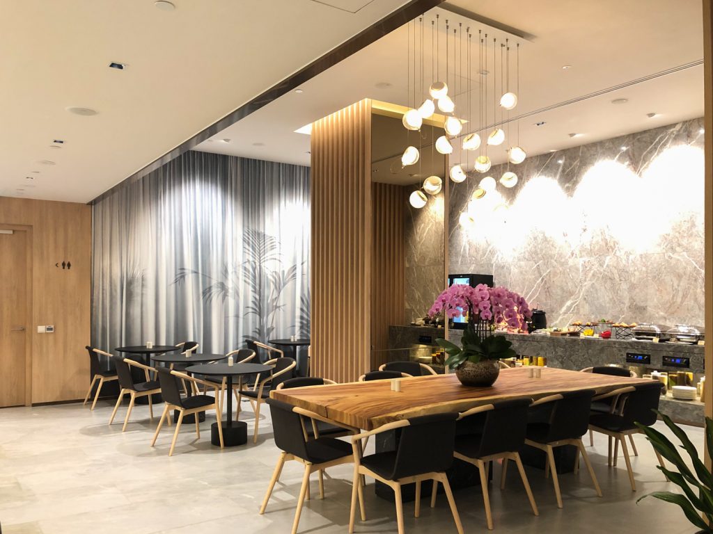 Changi Lounge Jewel Singapore seating