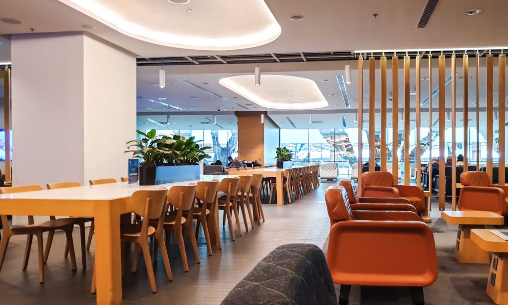 Qantas Singapore Lounge layout - 5