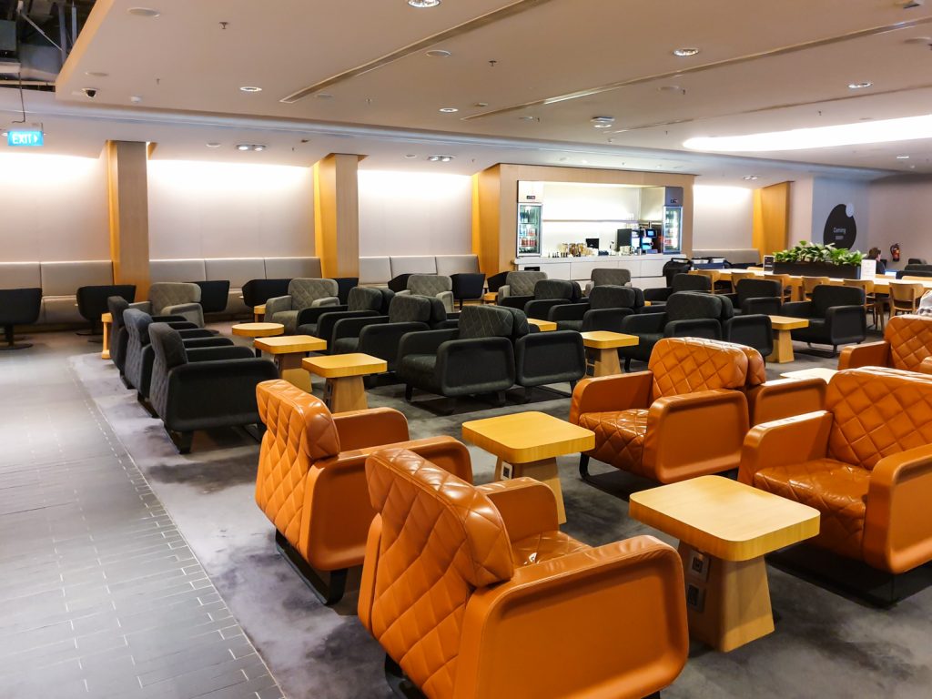Qantas Singapore Lounge layout - 6