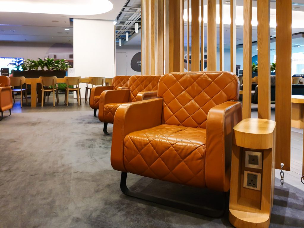 Qantas Singapore Lounge layout - 7