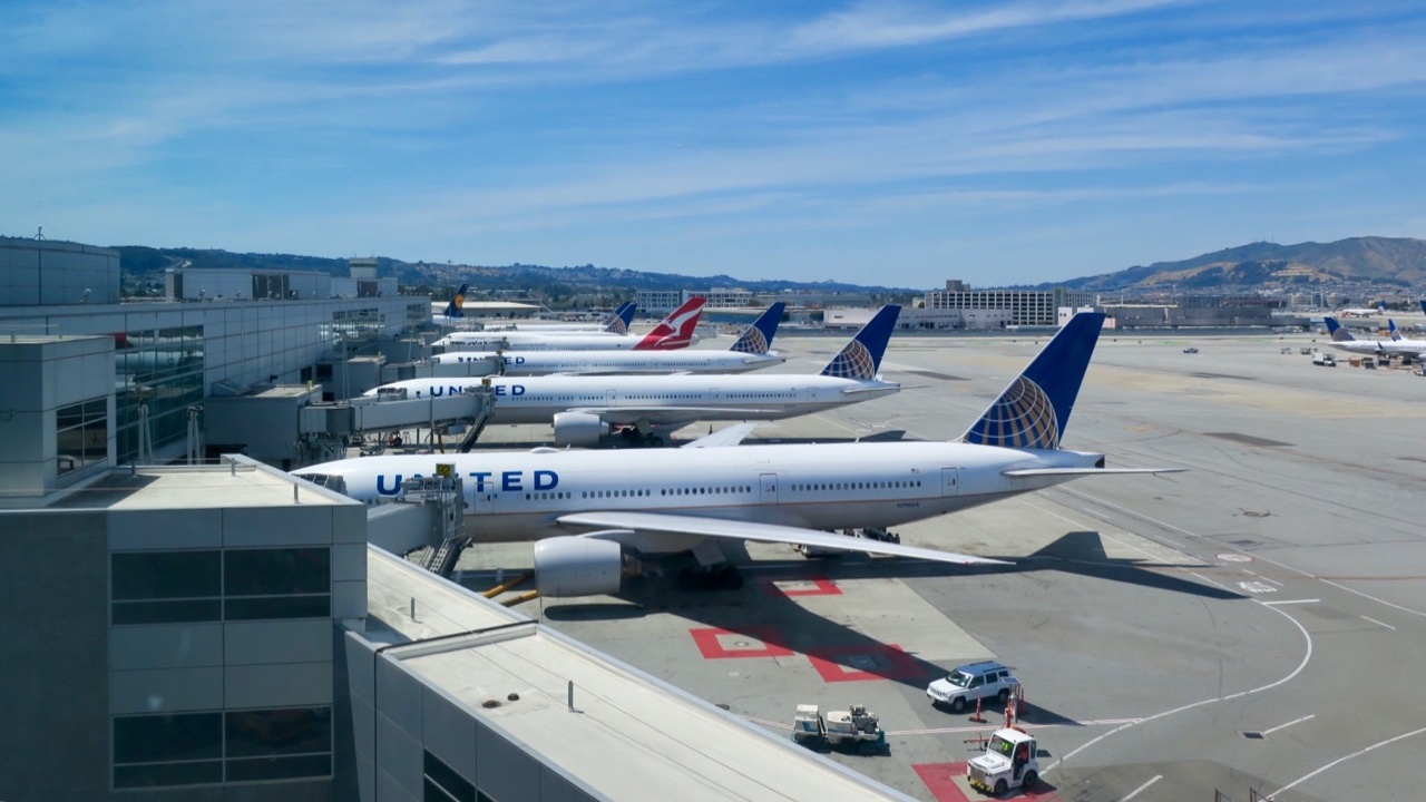 United planes on SFO tarmac