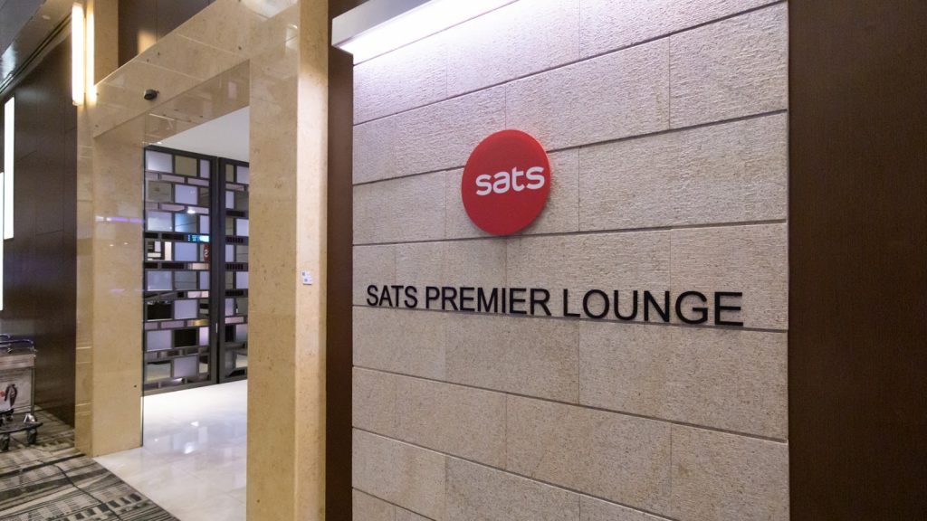 SATS Premier Lounge Changi T3 entrance