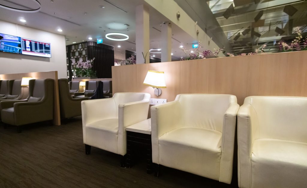 SATS Premier Lounge Changi T3 seating