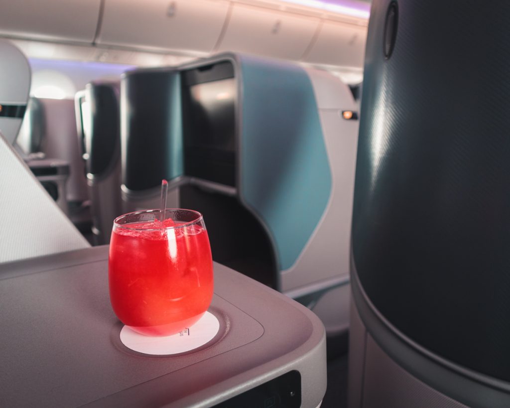 Singapore Airlines 787-10 Business Class Singapore Sling