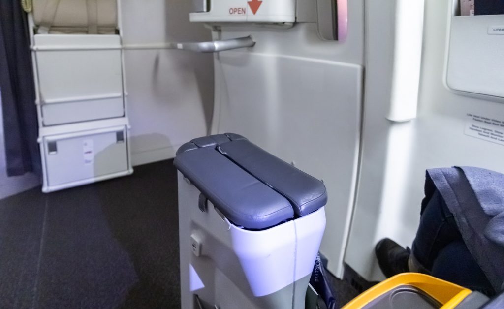 Singapore Airlines Premium Economy exit row seat