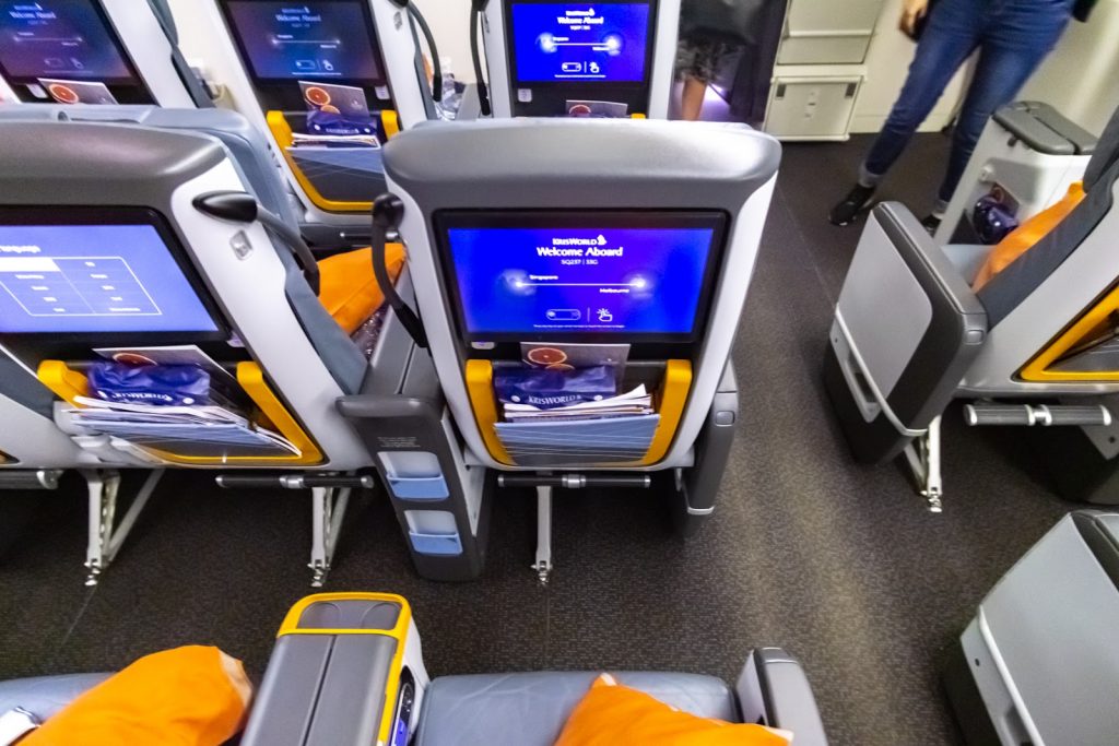 Singapore Airlines Premium Economy seat