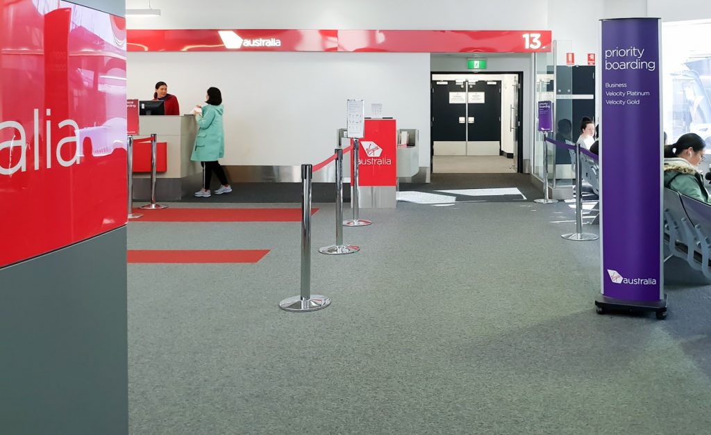 Virgin Australia 737 Economy priority boarding