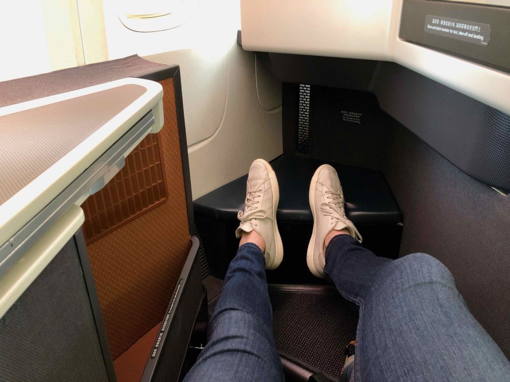 Cathay Pacific Business Class seat