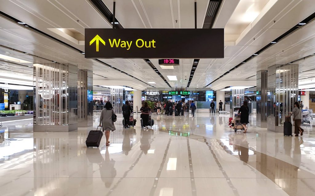 Jewel Changi Airport terminal 1 access