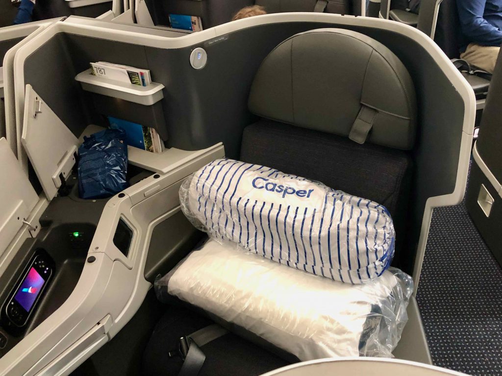 American Airlines 787 Business Class seat